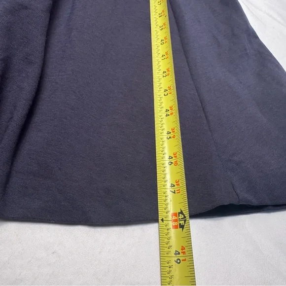 Boden Fit & Flare Midi Dress Purple Navy Blue Color block Ponte Knit Size‎ 6L - Picture 10 of 11